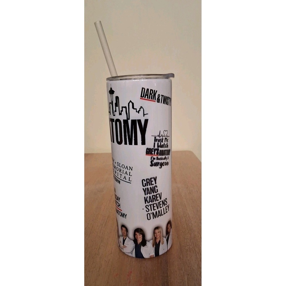 Grey's Anatomy Tumbler And Stickers